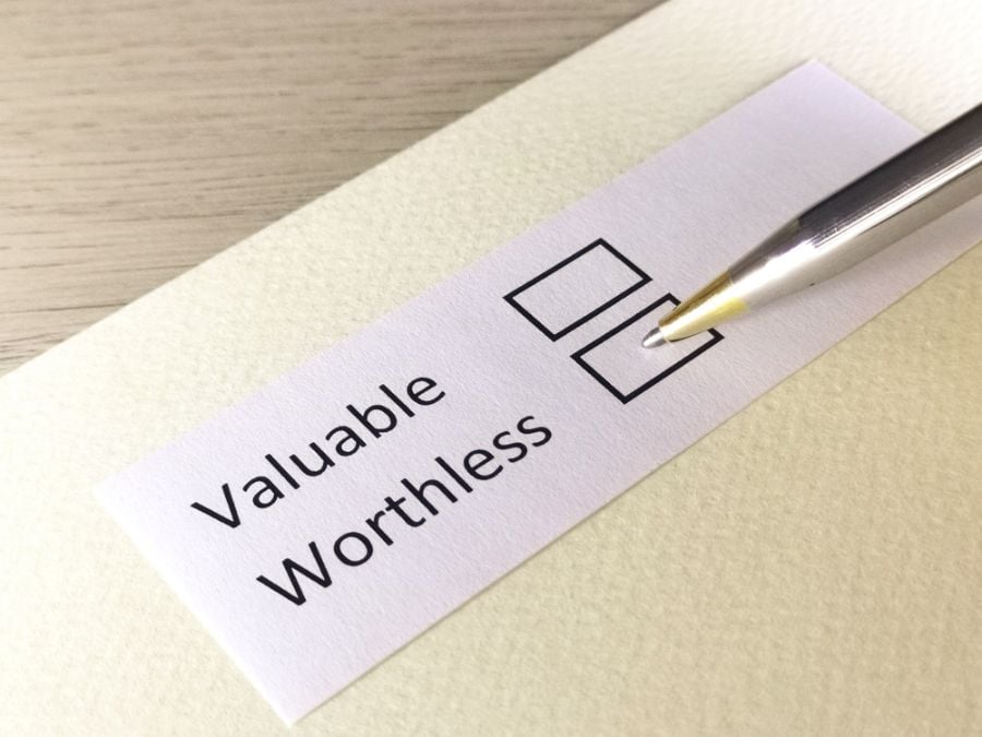 Answering Question on Being Valuable or Worthless